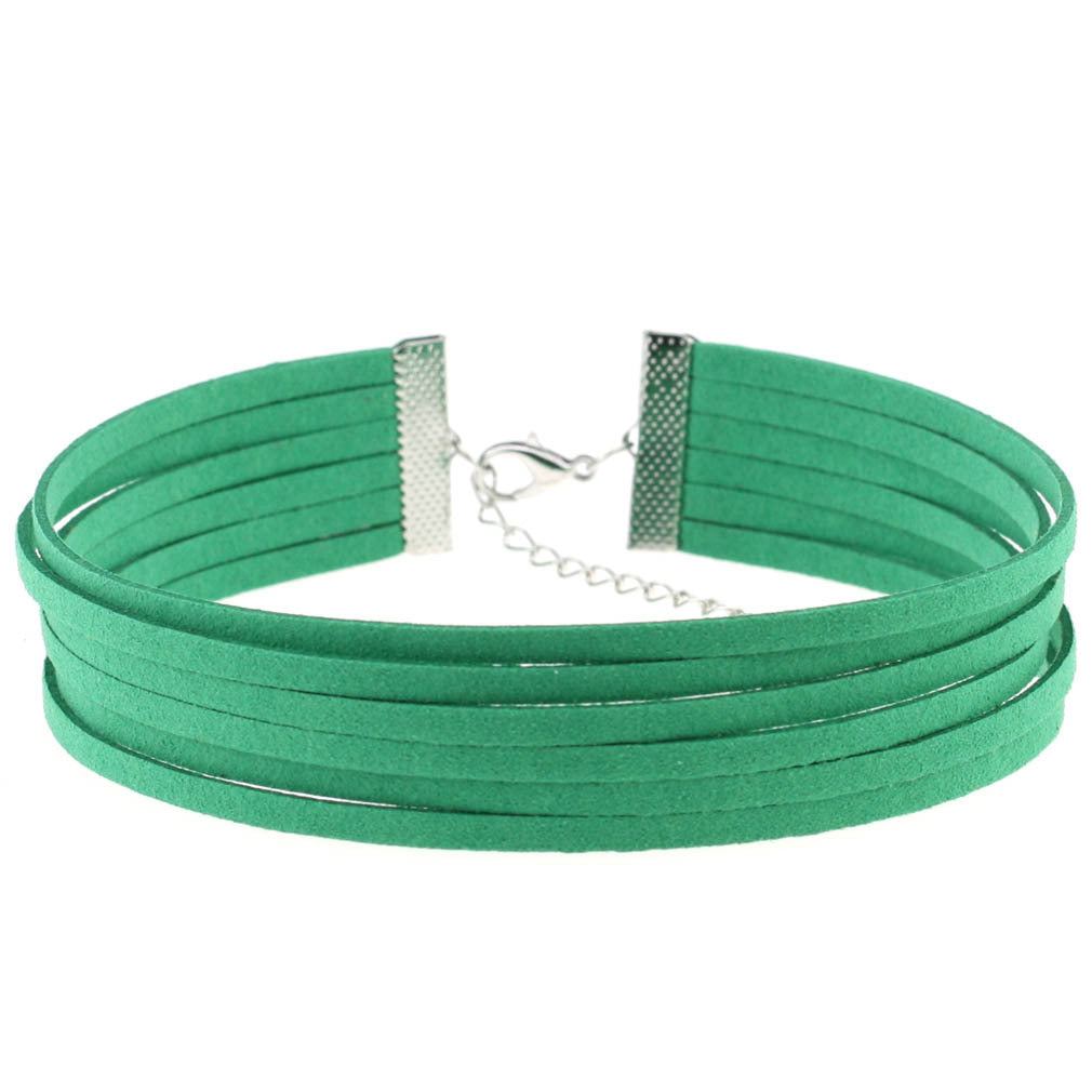 Simple Gothic Flannel Veet Band Suede Neckband Necklaces