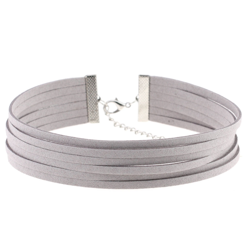 Simple Gothic Flannel Veet Band Suede Neckband Necklaces