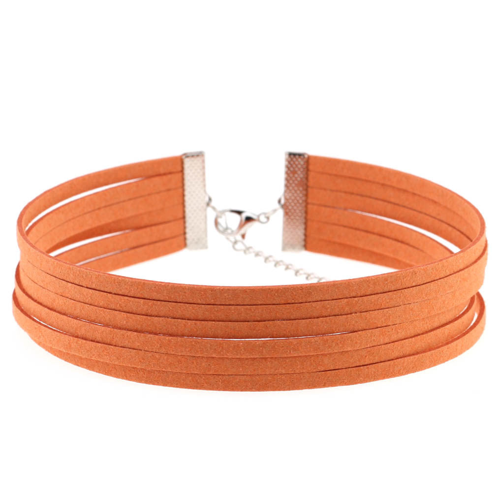Simple Gothic Flannel Veet Band Suede Neckband Necklaces