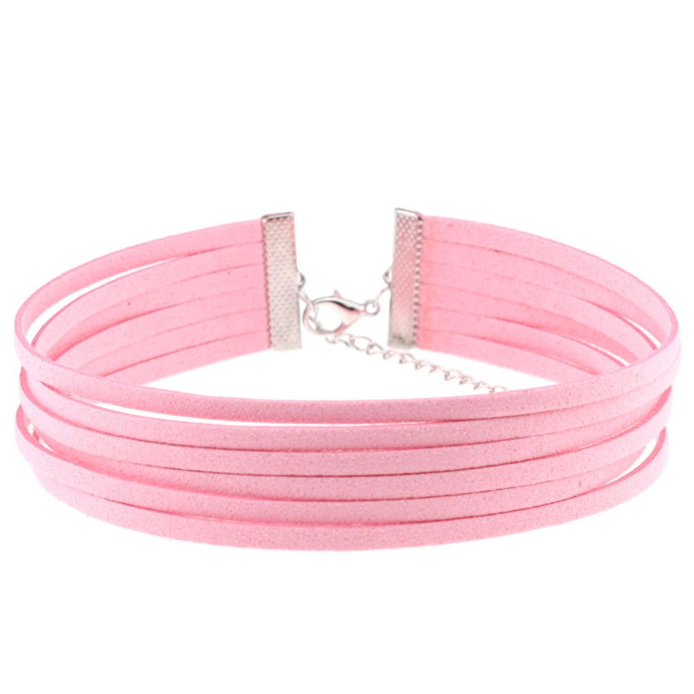 Simple Gothic Flannel Veet Band Suede Neckband Necklaces