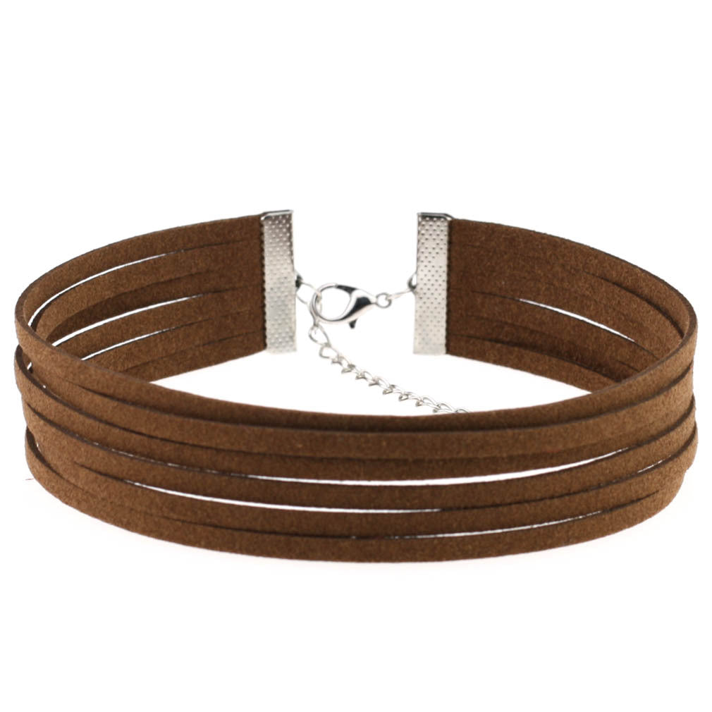 Simple Gothic Flannel Veet Band Suede Neckband Necklaces
