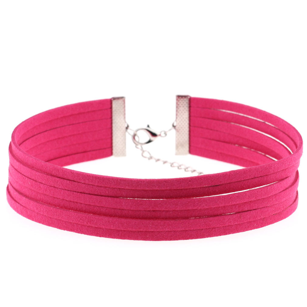 Simple Gothic Flannel Veet Band Suede Neckband Necklaces