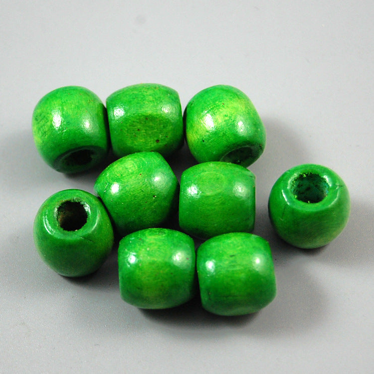 Beads Material Large Hole Color Wooden Jewelry Accessories