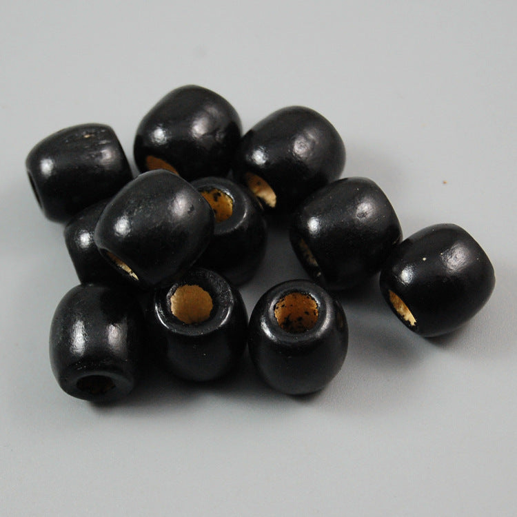 Beads Material Large Hole Color Wooden Jewelry Accessories