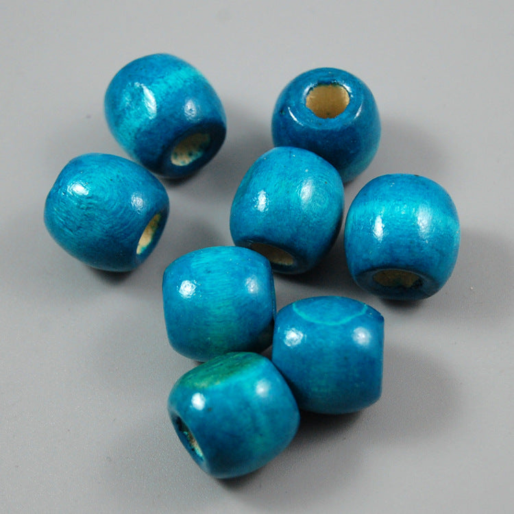 Beads Material Large Hole Color Wooden Jewelry Accessories