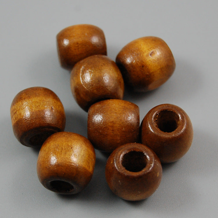 Beads Material Large Hole Color Wooden Jewelry Accessories