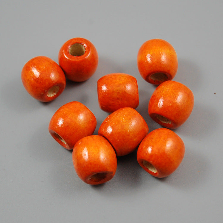 Beads Material Large Hole Color Wooden Jewelry Accessories