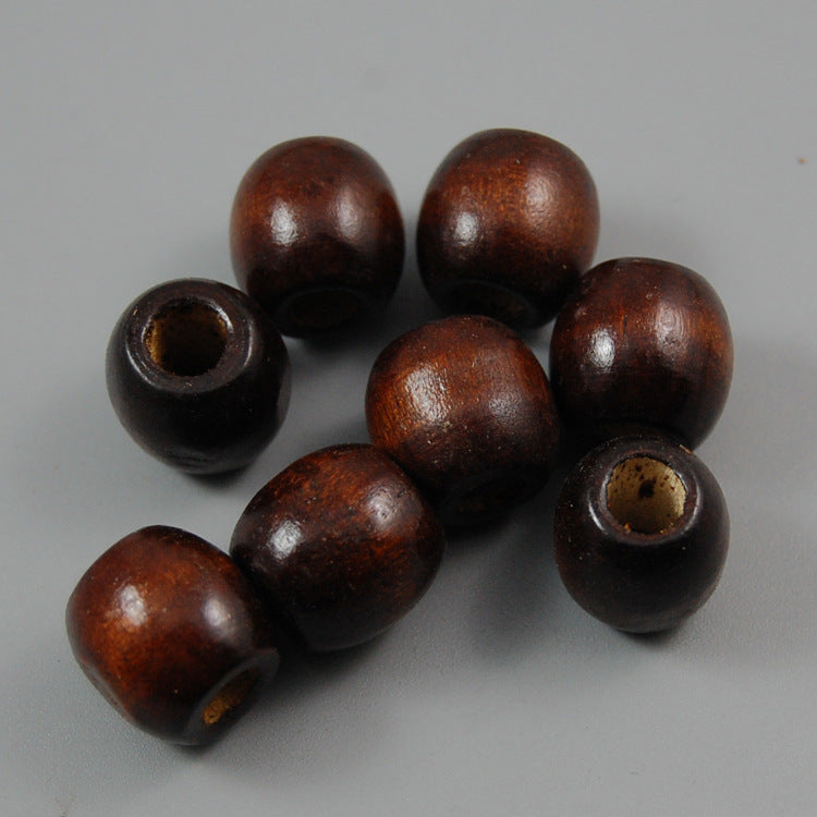 Beads Material Large Hole Color Wooden Jewelry Accessories