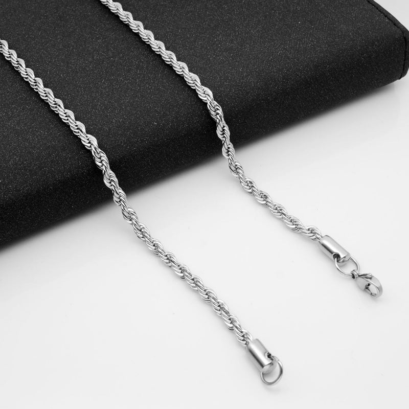 Men's Stainless Steel Titanium Jewelry For Hemp Necklaces