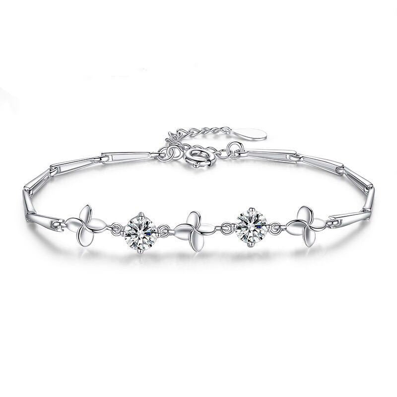 Four-leaf Clover Female Light Luxury Minority Design Simple Bracelet