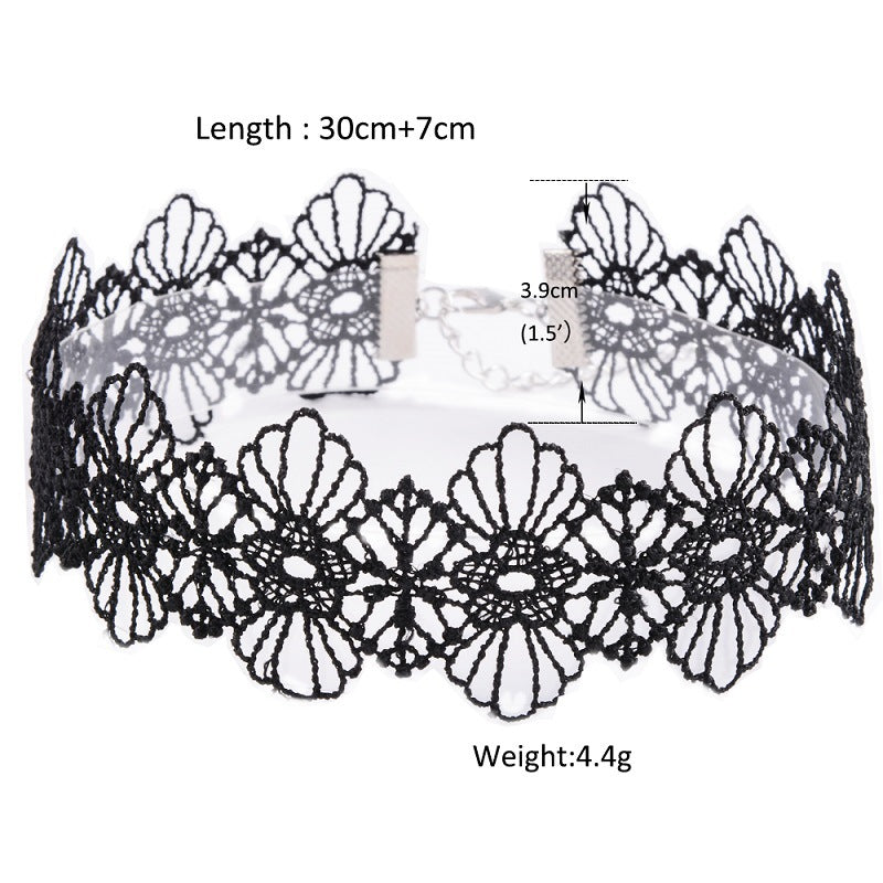 Women's Sister-in-law Hand Made Sexy Cutout Black With Collar