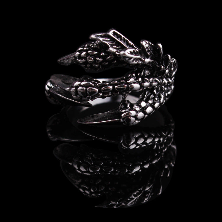 Men's Personalized Creative Dragon Claw Retro Trendy Open Eagle Bracelets