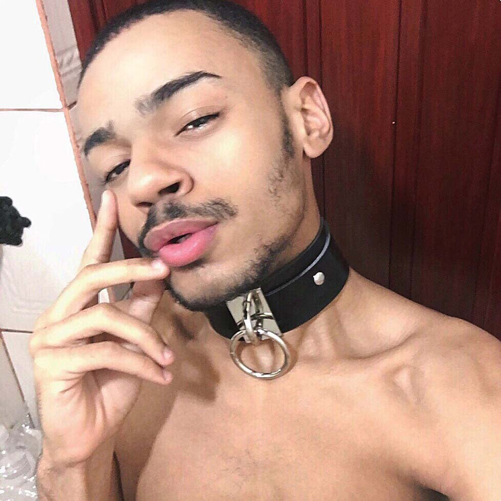 Leather Single Bandana Street Shooting Nightclub Wild Collar