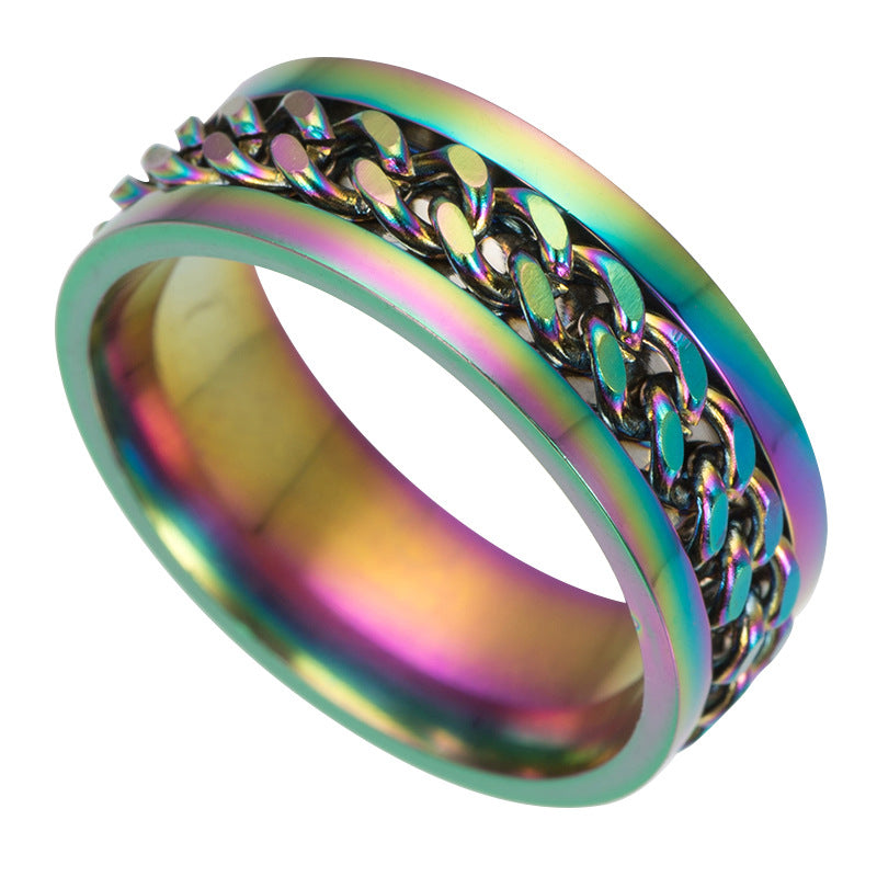 Cool Titanium Steel Couple High Quality Rings