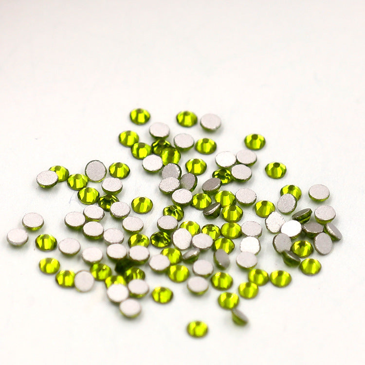 Crystal Glass Stone Rhinestone Round Manicure Jewelry Accessories