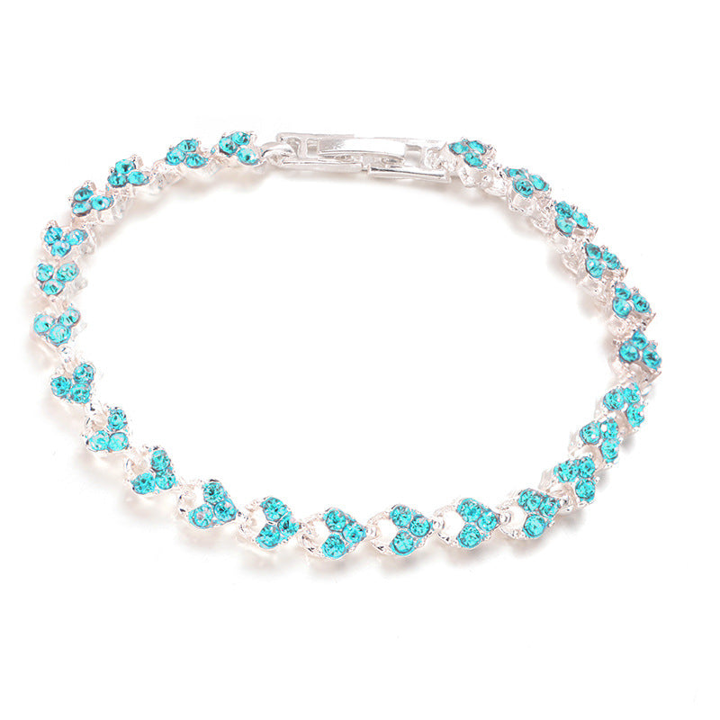 Exquisite Luxury Roman Crystal Simple Rhinestone Bracelets