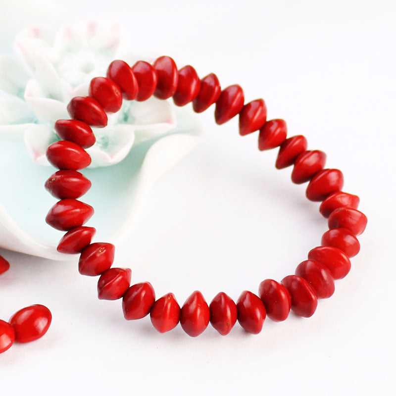 Bean Red Heart Bodhi Blood Beads Life Bracelets