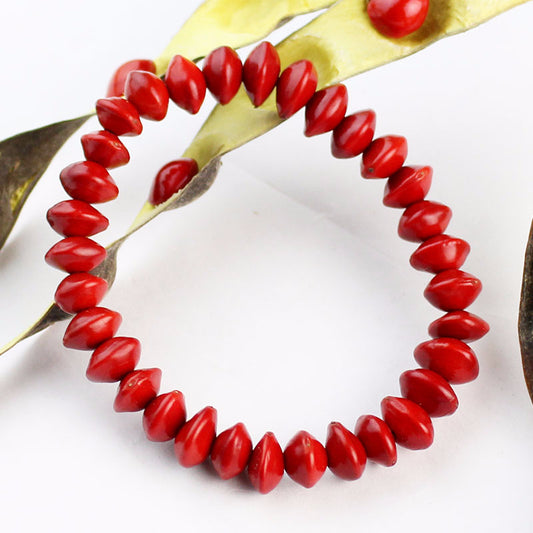 Bean Red Heart Bodhi Blood Beads Life Bracelets