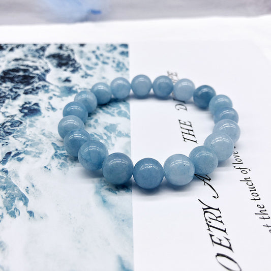 Ornament Sea Blue Sapphire Chalcedony Stall Bracelets