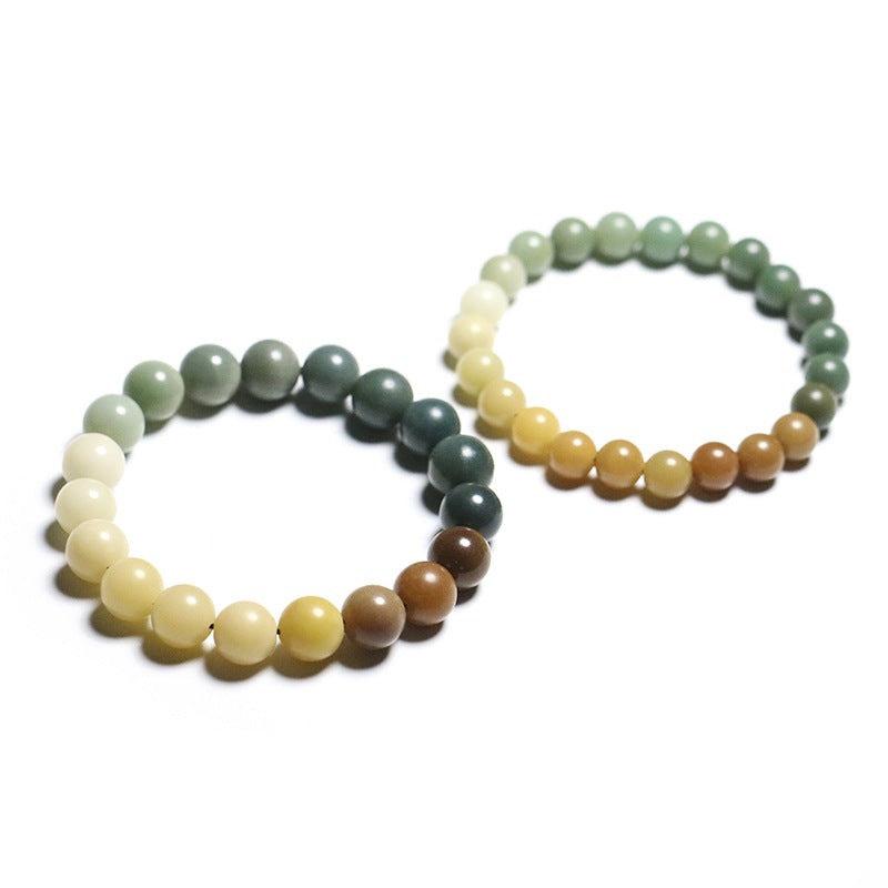 Women's & Men's Bodhi Artistic Weathering Gradient Color Rainbow Root Single Circle Multi Bracelets