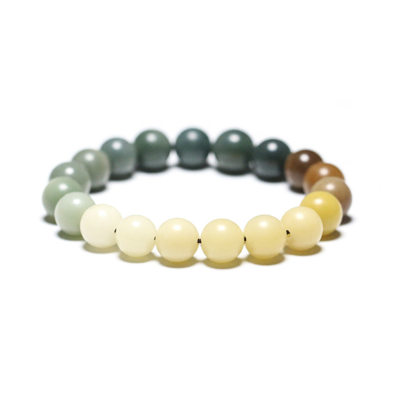 Women's & Men's Bodhi Artistic Weathering Gradient Color Rainbow Root Single Circle Multi Bracelets