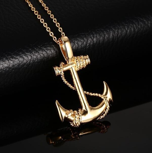 Men's Hot Boat Anchor Pirates Of The Necklaces