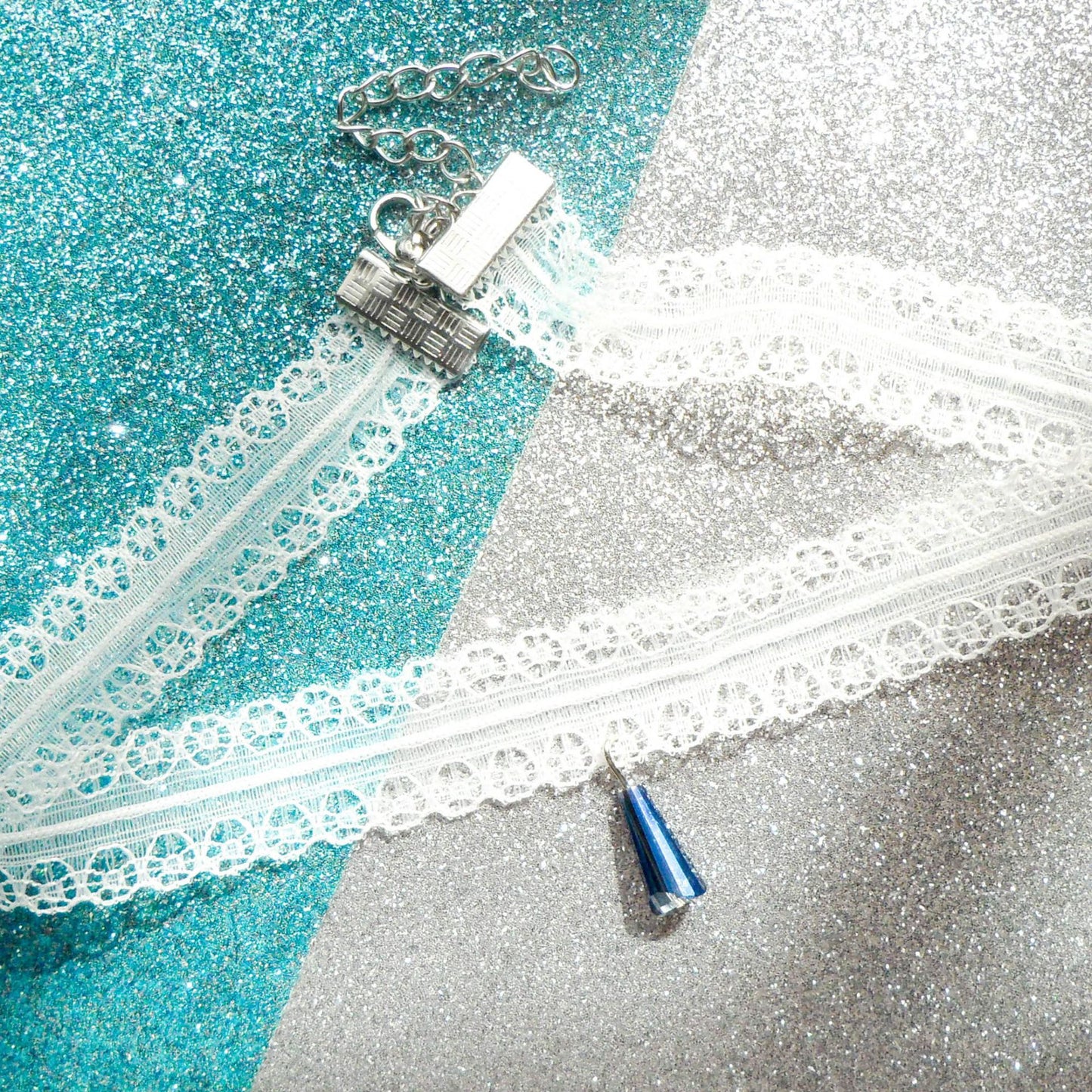 Fairy White Lace Temperament Soft Sweet Clavicle Chain Collar