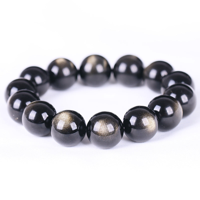 Men's Natural Eyes Obsidian Fashion Simple Strong Bracelets