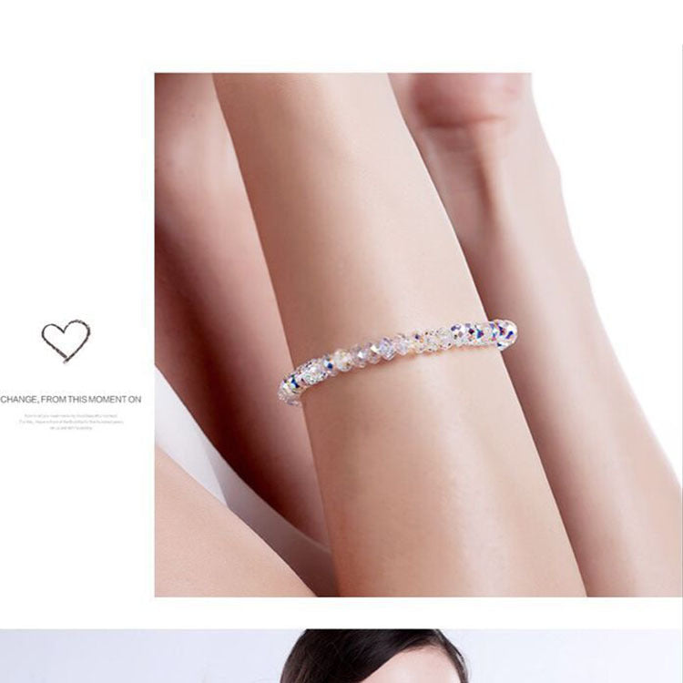 Women's Korean Simple Personalized Crystal String Beads Bracelets