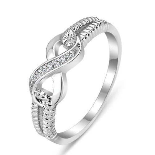 Trendy Women's Creative Diamond Fashion Engagement Ring