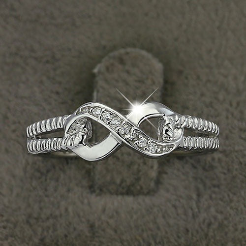 Trendy Women's Creative Diamond Fashion Engagement Ring
