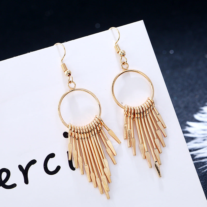 Innovative Personalized Tassel Elegant Geometric Female Earrings