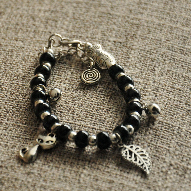 Ethnic Style Loose Beads Civet Cat Adjustable Bracelets