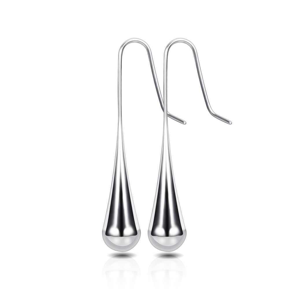 Fashion Creative Personalized Water Drop Stainless Earrings