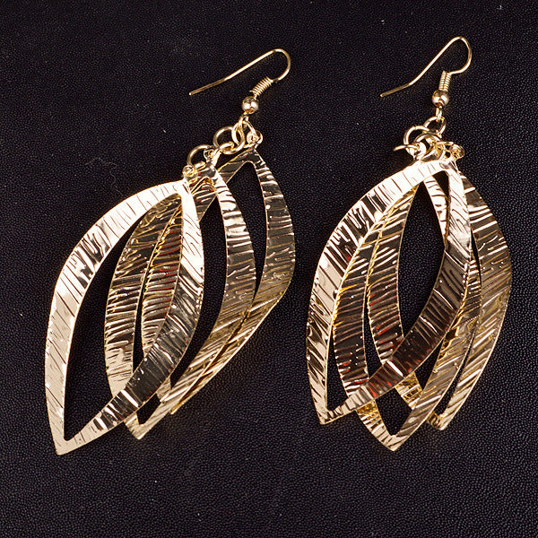 High Profile Retro Spiral Garland Nightclub Earrings