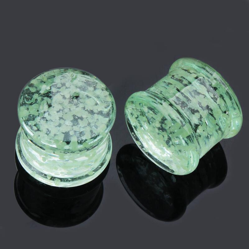 Glass Auricle Snail Ear Extender Piercing Earrings