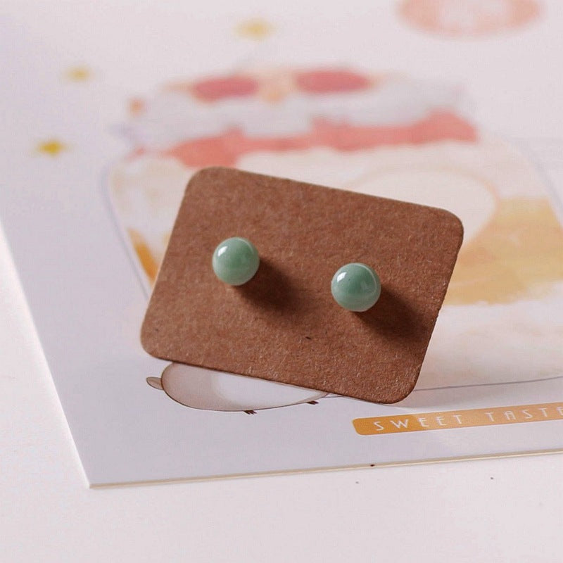 Women's Ornament Style Ear Elegant Individual Porcelain Earrings