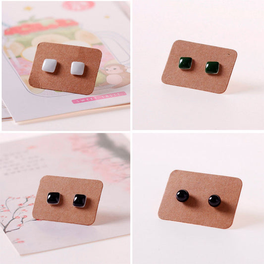 Women's Ornament Style Ear Elegant Individual Porcelain Earrings