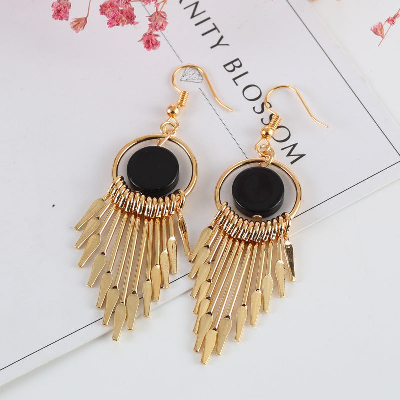 Innovative Personalized Tassel Elegant Geometric Female Earrings