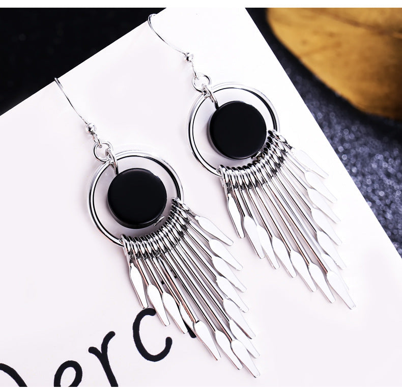 Innovative Personalized Tassel Elegant Geometric Female Earrings