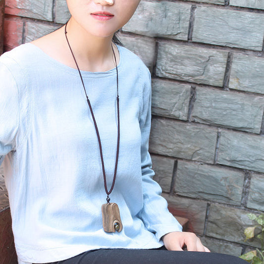 Retro Long Sweater Chain Simple Handmade Necklaces
