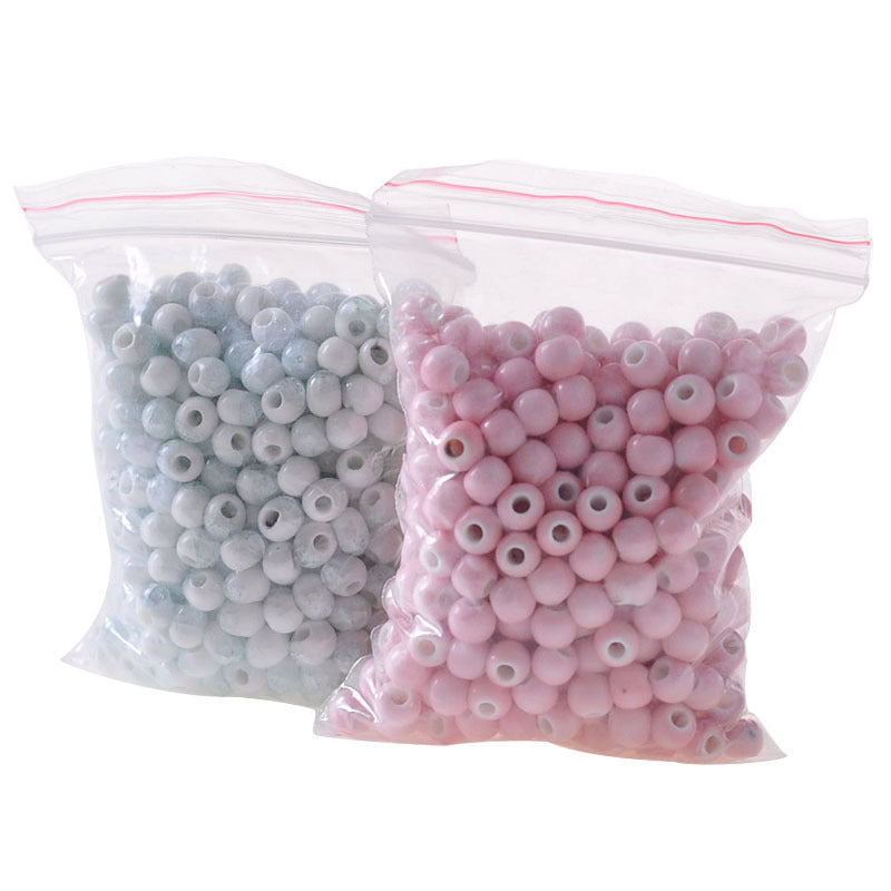 Graceful Casual Ceramic Round Beads Braiding Jewelry Accessories