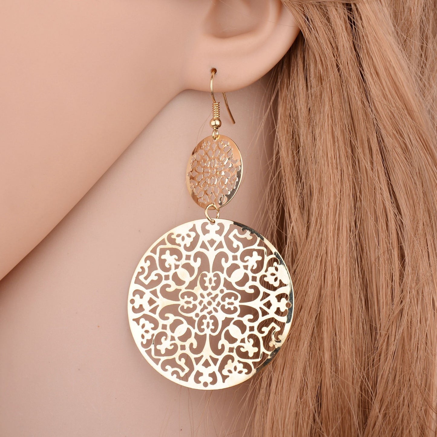 Ladies Holiday Gift Temperament Trend Retro Earrings
