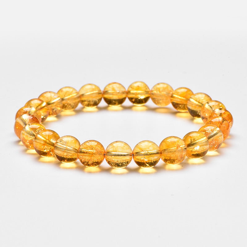Women's & Men's Citrine Hand Catenary Plate Beads Crystal Sier Purchase Special Bracelets