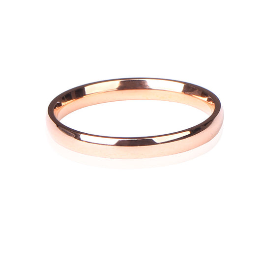 Fashion Simple Glossy Simulation Inside Outside Arc Bracelets