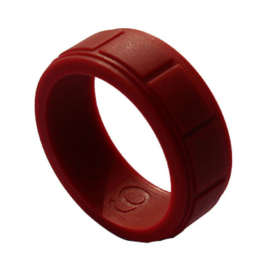 Silicone Plaid Couple Outdoor Sports Wedding Rings
