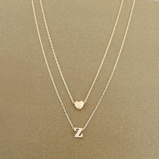 Style Ornament Simple Summer Fashion Peach Heart Necklaces