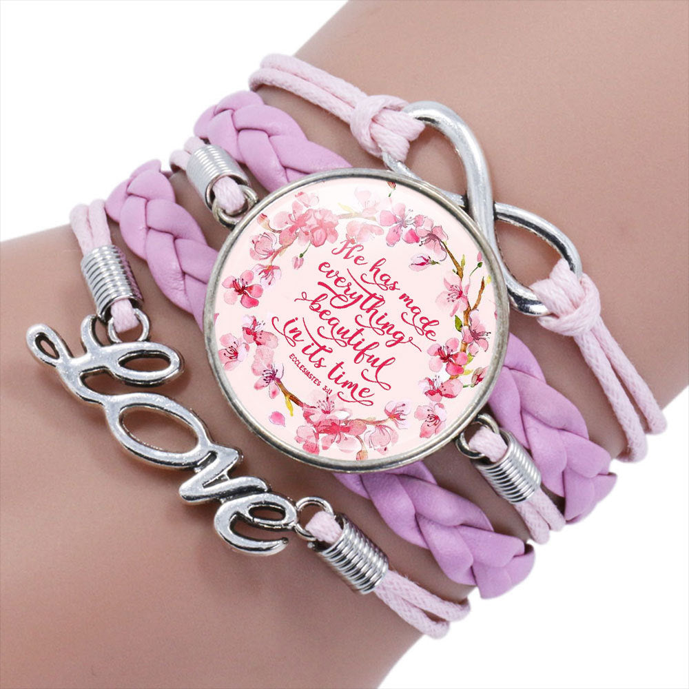 Fashion New Trendy Graceful Woven Garland Bracelet