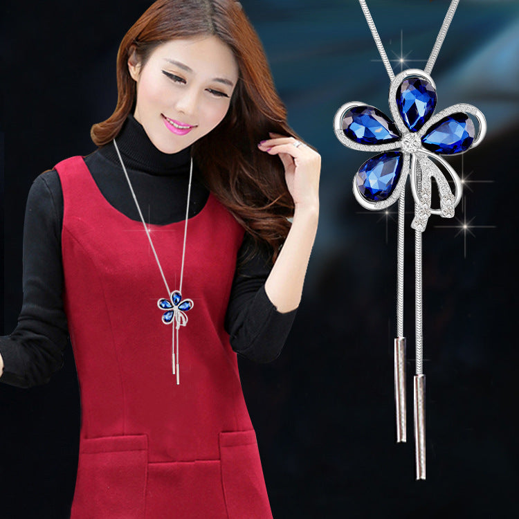 Garland Sweater Chain Generous Long Female Pendants