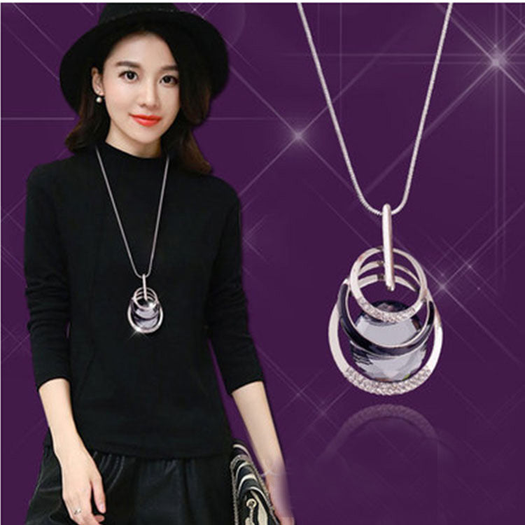 Garland Sweater Chain Generous Long Female Pendants